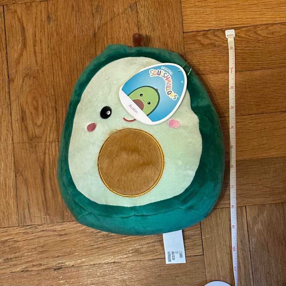 Austin The Avocado Squishmallow 8” Ultrasoft Stuffed Plush Toy NWT
